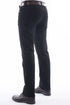 Black Taper Fit Stretch Jeans